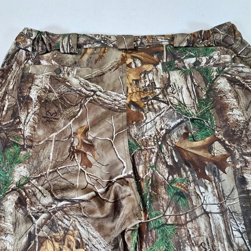 ScentLok Hunting Pants Mens 2XL Brown Realtree Xtra Camo Scent Control Technical